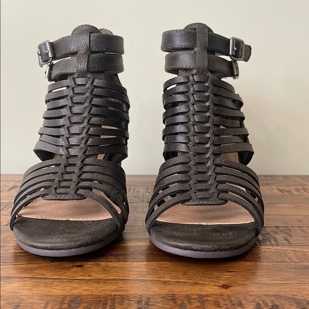 Corky’s Dark Brown Strappy Heels